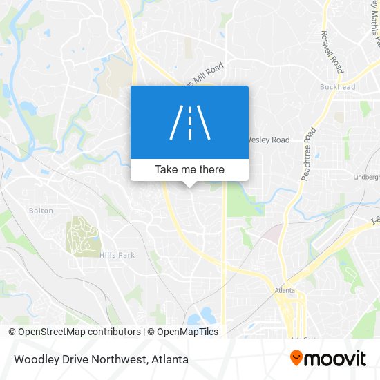 Mapa de Woodley Drive Northwest