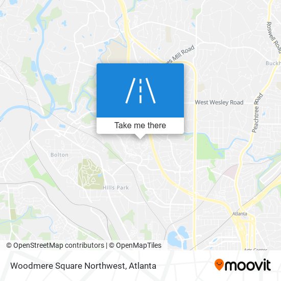 Mapa de Woodmere Square Northwest