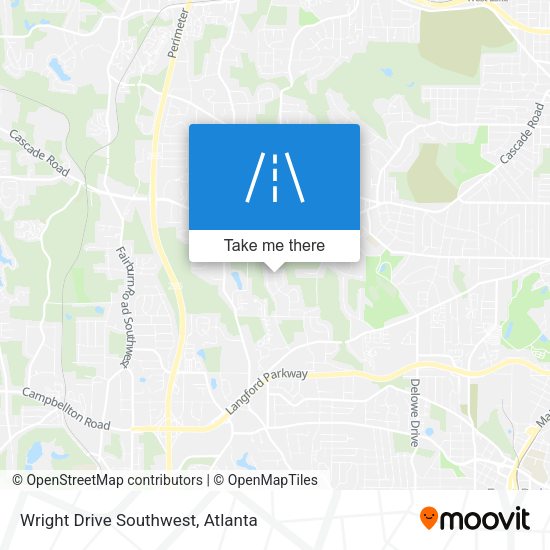 Wright Drive Southwest map