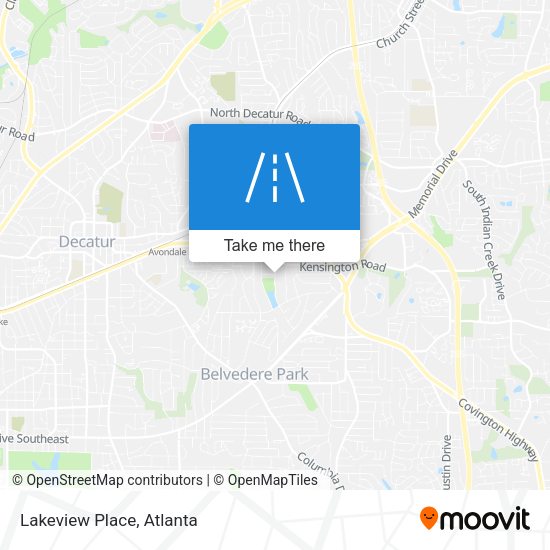 Mapa de Lakeview Place