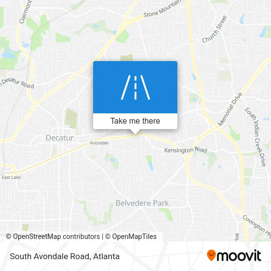 South Avondale Road map