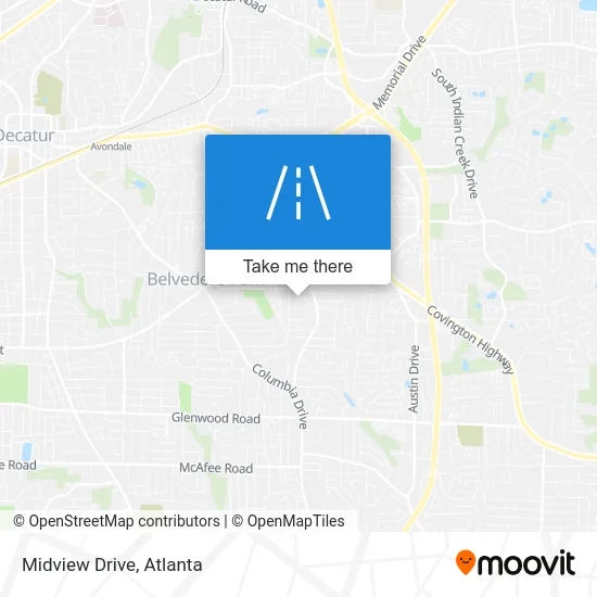 Midview Drive map