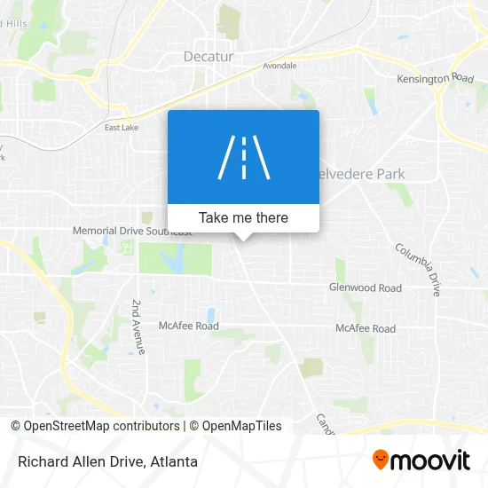 Richard Allen Drive map