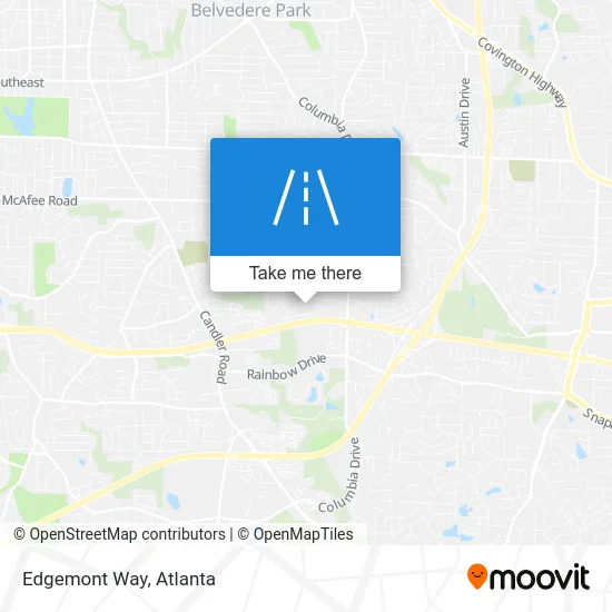 Edgemont Way map