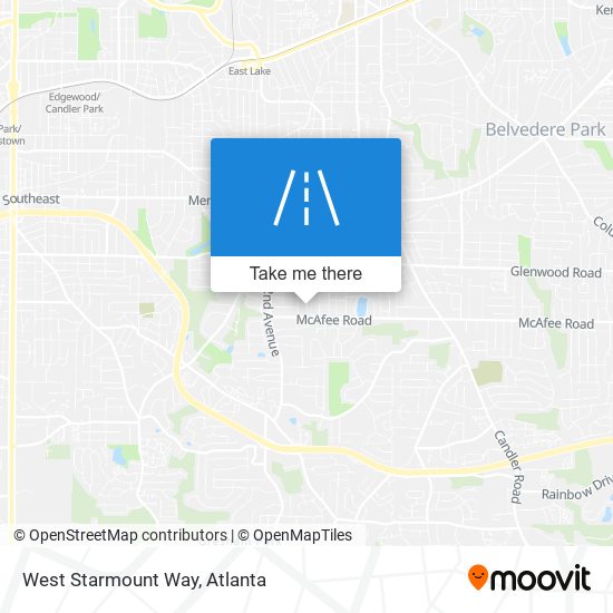 Mapa de West Starmount Way