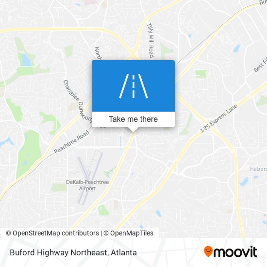 Mapa de Buford Highway Northeast