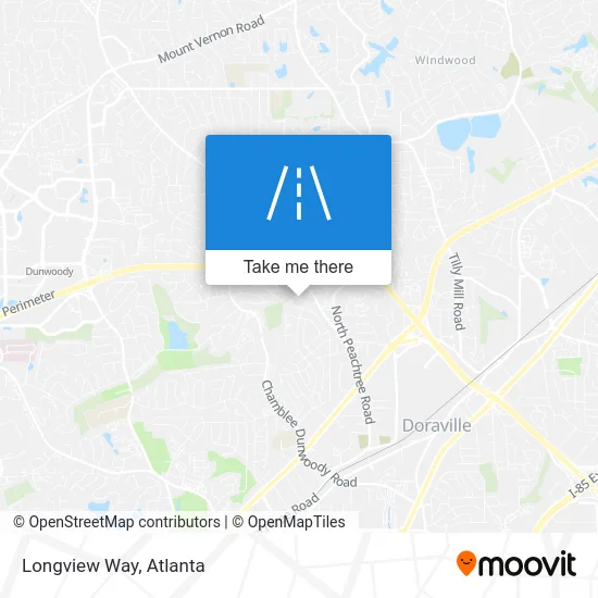 Longview Way map