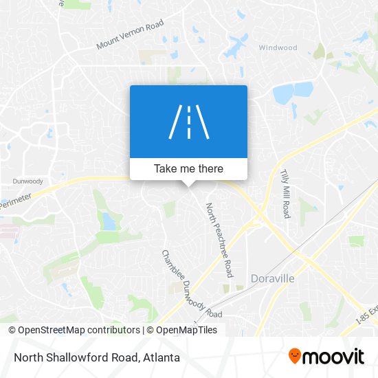 Mapa de North Shallowford Road