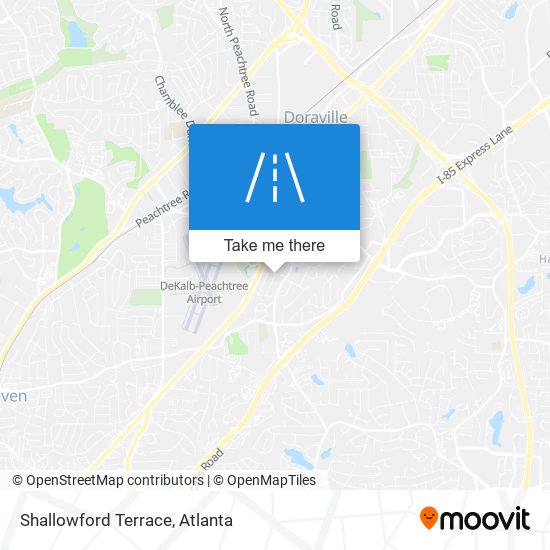 Mapa de Shallowford Terrace