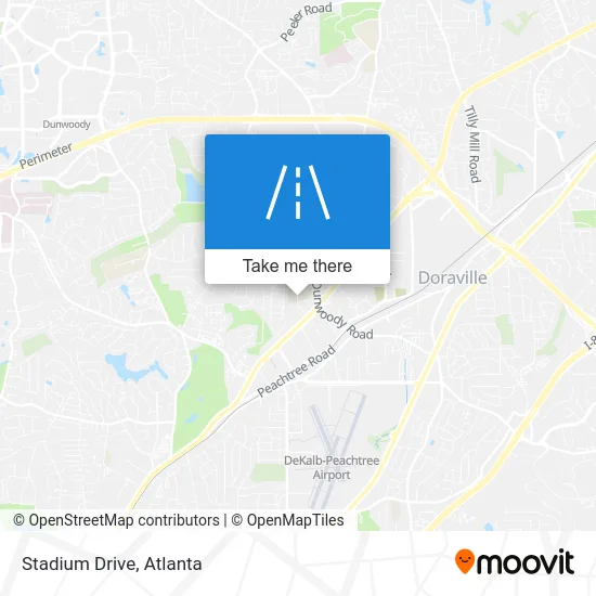 Stadium Drive map