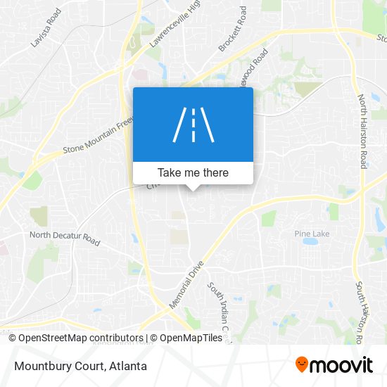 Mountbury Court map