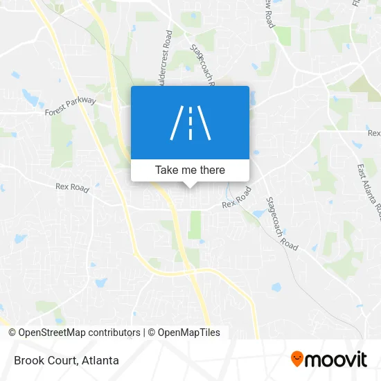 Brook Court map