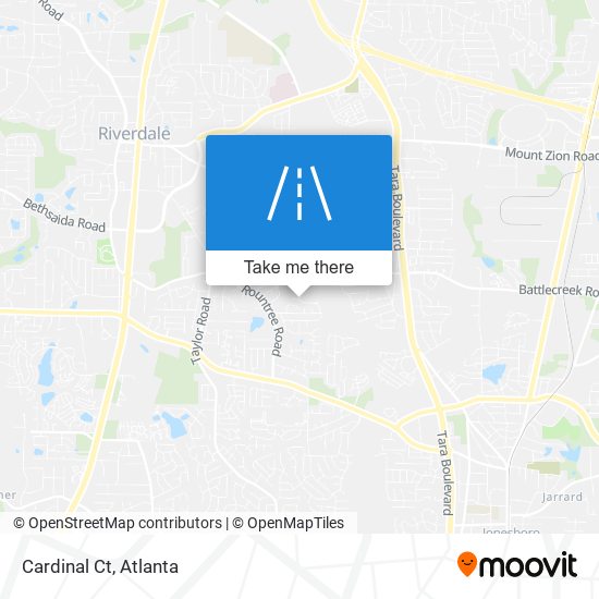 Mapa de Cardinal Ct