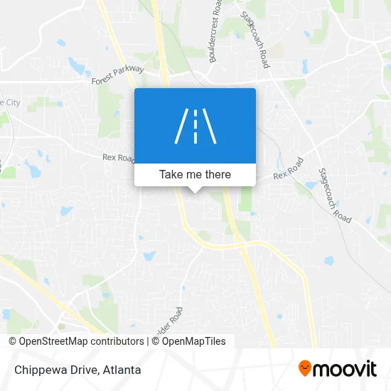 Chippewa Drive map