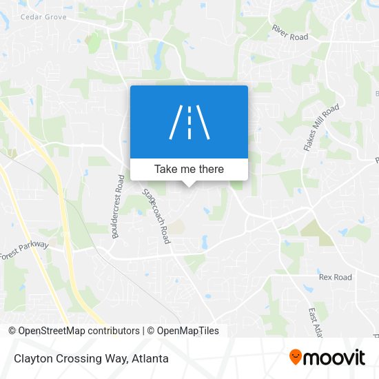 Mapa de Clayton Crossing Way