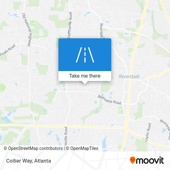 Mapa de Collier Way