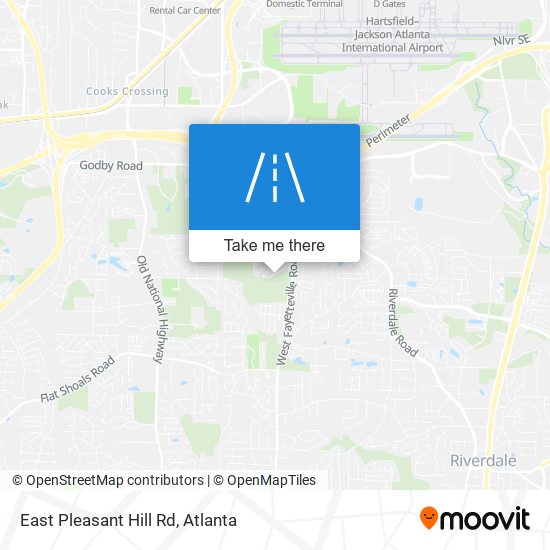 Mapa de East Pleasant Hill Rd