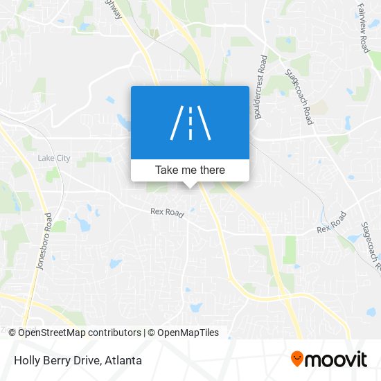 Holly Berry Drive map