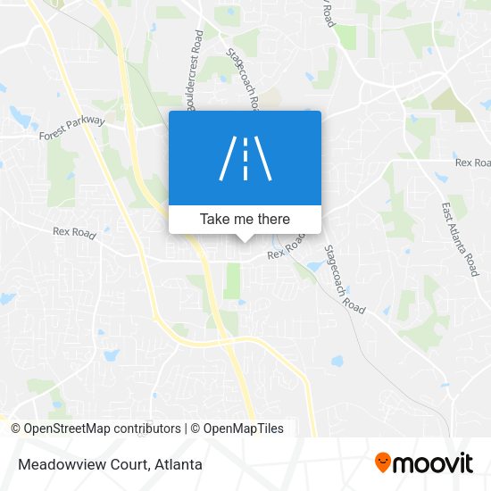 Mapa de Meadowview Court