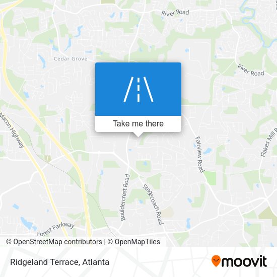 Mapa de Ridgeland Terrace
