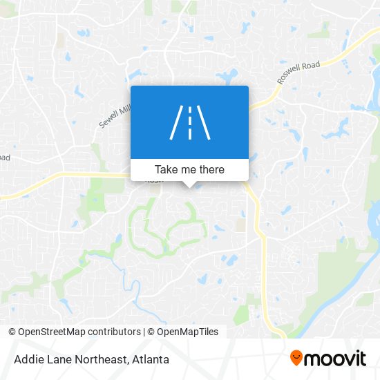 Addie Lane Northeast map