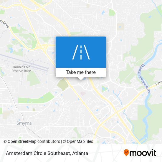 Mapa de Amsterdam Circle Southeast