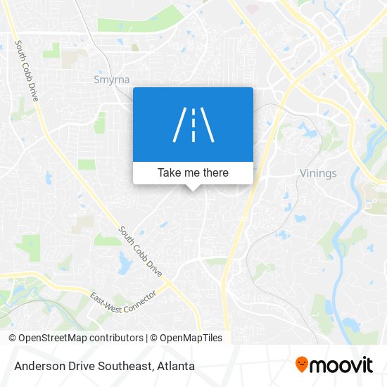 Mapa de Anderson Drive Southeast