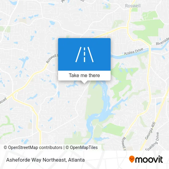 Asheforde Way Northeast map