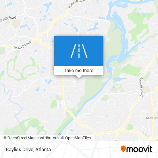Mapa de Bayliss Drive