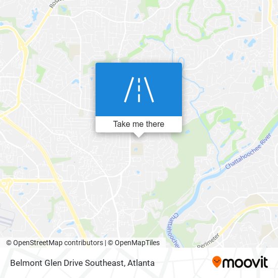 Mapa de Belmont Glen Drive Southeast