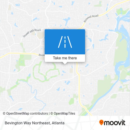 Bevington Way Northeast map