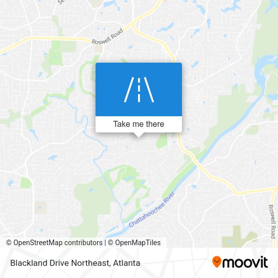 Mapa de Blackland Drive Northeast