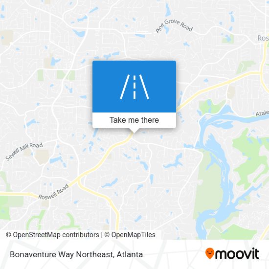 Bonaventure Way Northeast map