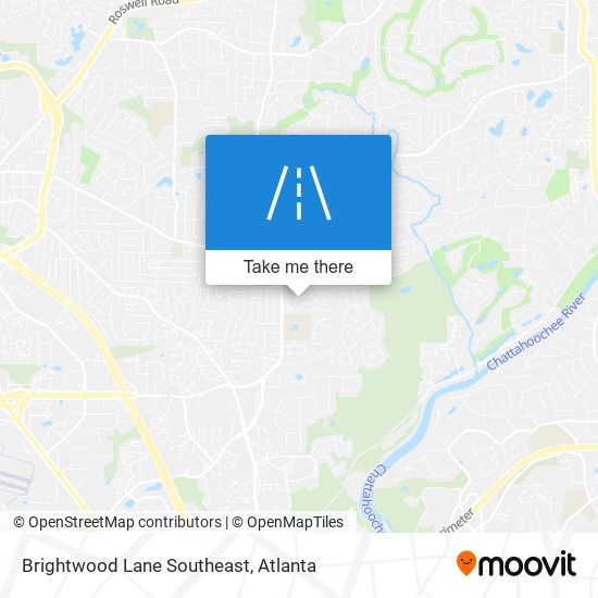 Brightwood Lane Southeast map