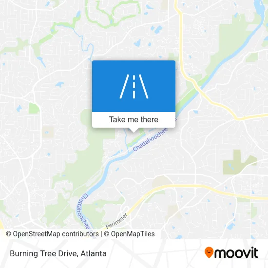 Burning Tree Drive map