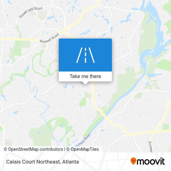 Calais Court Northeast map