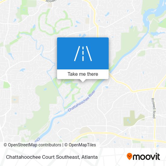 Chattahoochee Court Southeast map