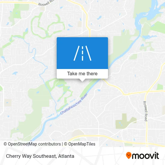 Cherry Way Southeast map