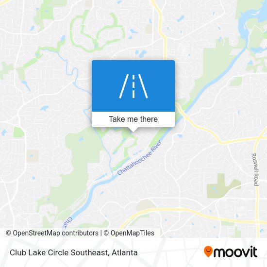 Club Lake Circle Southeast map