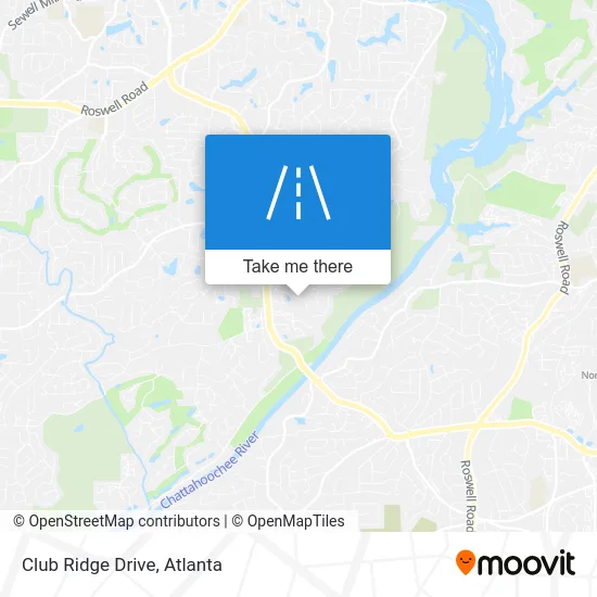 Club Ridge Drive map
