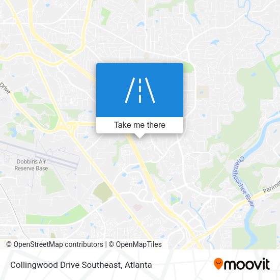 Mapa de Collingwood Drive Southeast