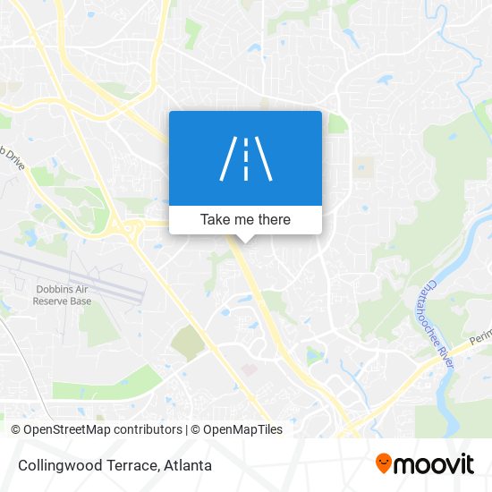 Mapa de Collingwood Terrace