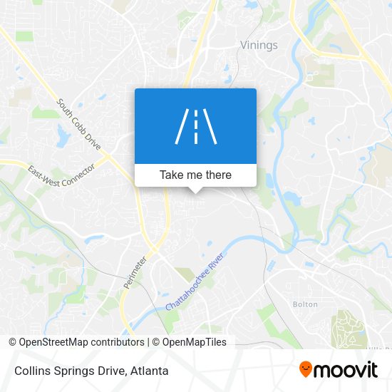 Mapa de Collins Springs Drive