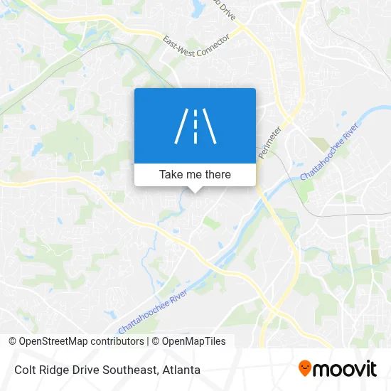 Colt Ridge Drive Southeast map