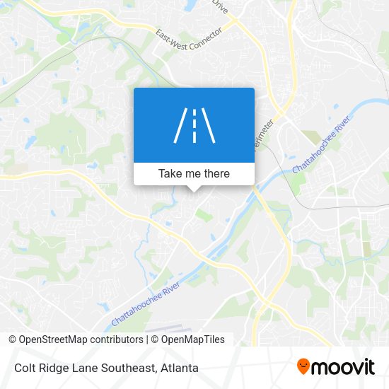 Mapa de Colt Ridge Lane Southeast