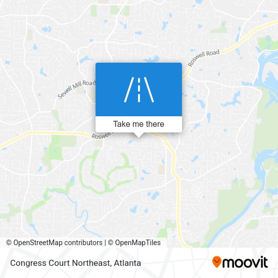 Mapa de Congress Court Northeast
