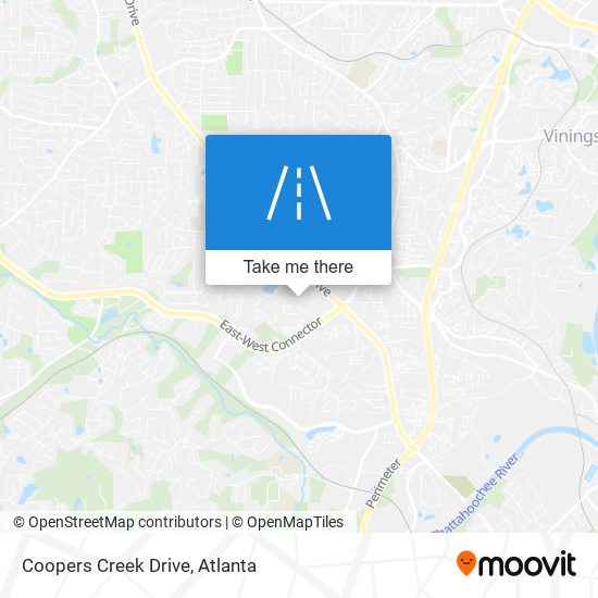 Mapa de Coopers Creek Drive