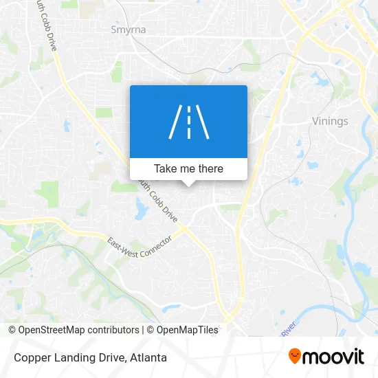 Copper Landing Drive map