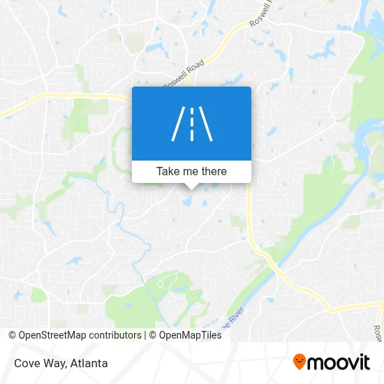 Cove Way map