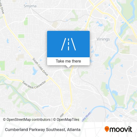 Mapa de Cumberland Parkway Southeast